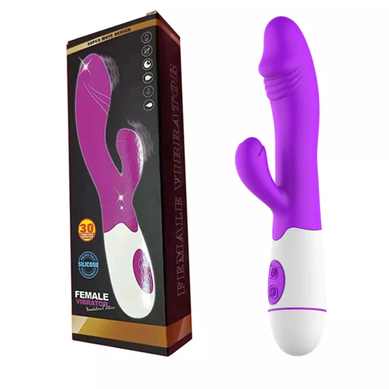 Erox Mix Vibe 30 Mod Titreşimli Rabbit Vibratör-Purple