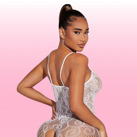 Erox She Sein Fantasy Wear Özel Bölgesi Açık Vücut Çorabı