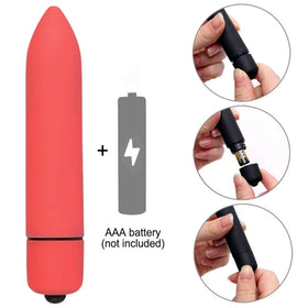 Erox Kirus Bullet Vibes Kurşun Mini Vibratör-Red