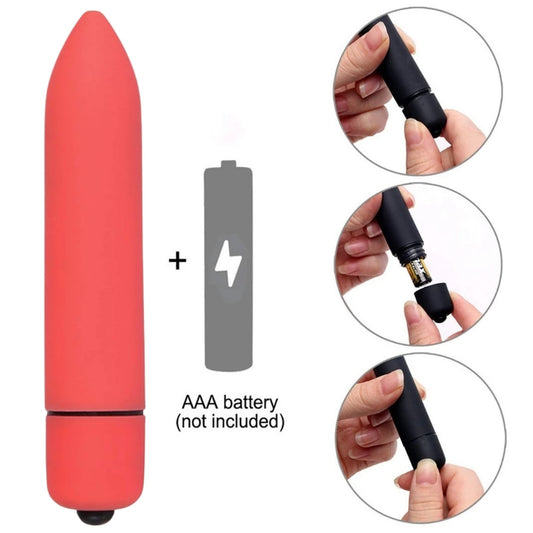 Erox Kirus Bullet Vibes Kurşun Mini Vibratör-Red