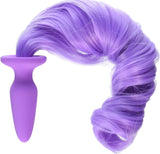 NS Novelties Unicorn Tails Kuyruklu Silikon Anal Plug Purple