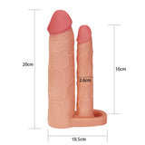 Lovetoy Pleasure X Tender 5 cm Dolgulu Çift Taraflı Penis Kılıfı