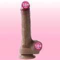 Erox Dildo Series 3D Cock Plus Et Dokulu Titreşimsiz Realistik Penis