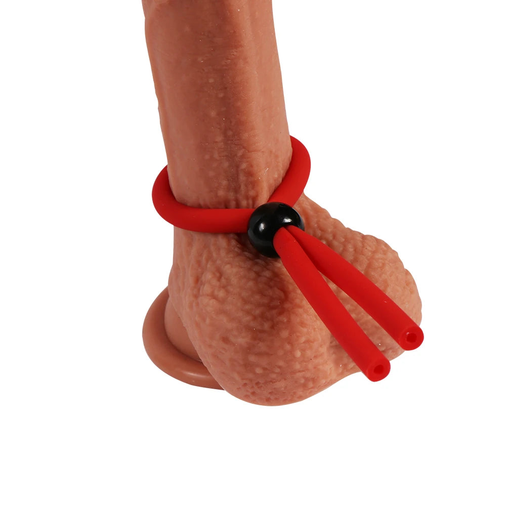 Shequ Lock Ring Ayarlanabilir Penis Halkası Ve Kelepçesi