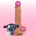 Shequ Dildo Series Kevin 20 Cm Belden Bağlamalı Realistik Penis