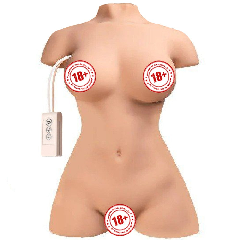 Shequ April Emiş Güçlü ve Titreşimli Realistik Vücut Masturbator SQ-MAS20027