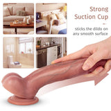 Shequ Dildo Series Bert Natural Doku 22 Cm Realistik Penis