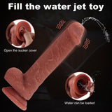 Shequ Dave Vibrating Dildo 21.5 Cm Kemerli Boşalabilir Realistik Penis SQ-WBD10142-V