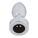 Anos Heavy Metal Butt Plug With Vibration Anal Plug Vibratör