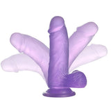 Lovetoy Jelly Studs Purple Small 15 cm Jel Dildo LV3102