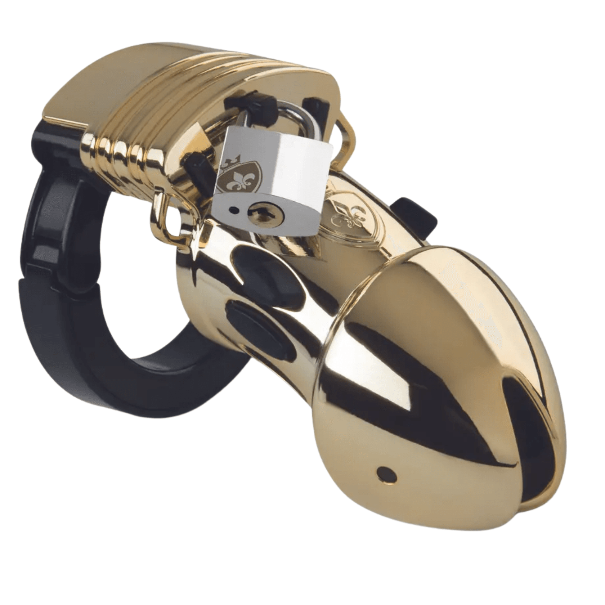 Mystim Pubic Enemy No.1 Gold Penis Kafesi