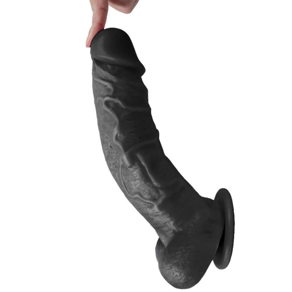 Xise Jihad King 27 cm Realistik Büyük Zenci Penis XS-WBC10001-Black