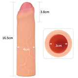 Lovetoy Nature Extender Et Dokulu Gerçekçi Sünnetsiz Penis Kılıfı