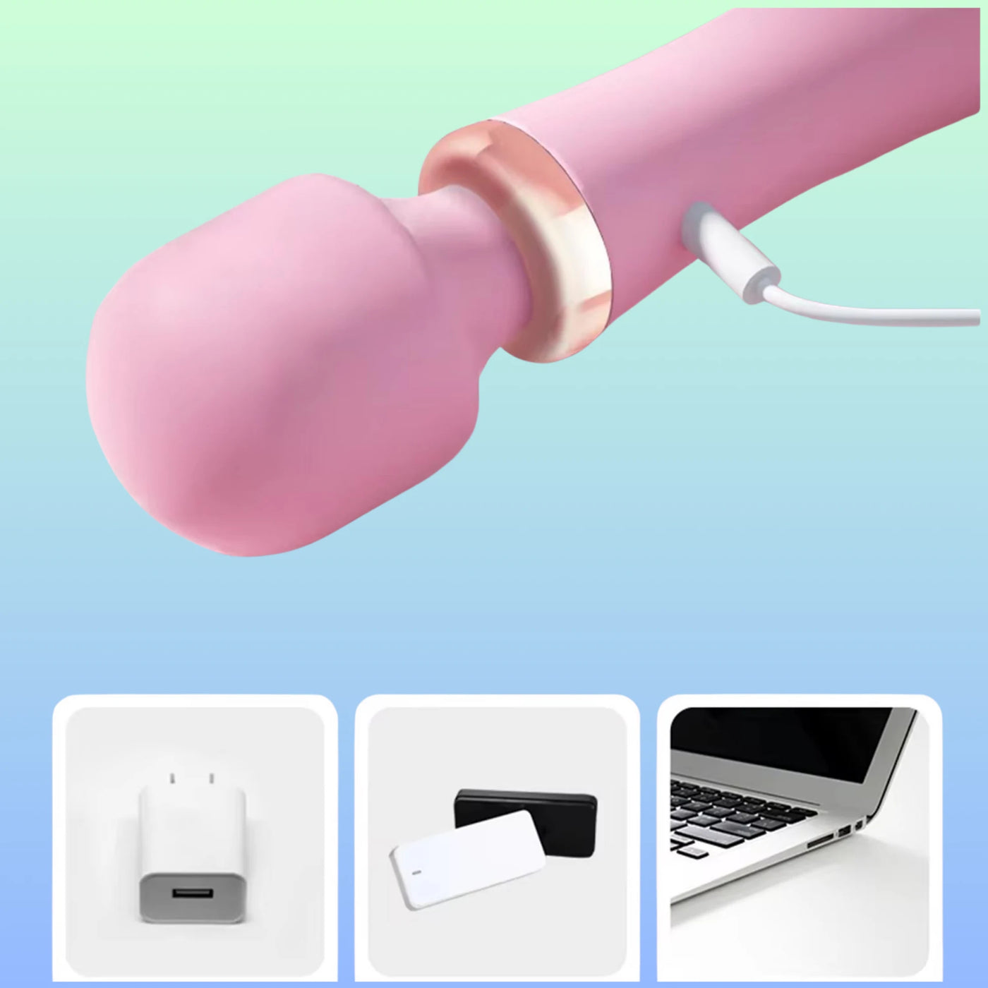Erox Wand Massager Venus II 10 Mod Titreşimli ve Isıtmalı Masaj Aleti