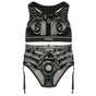 Lovetoy Rebellion Reign Iconic Harness Strap on Set LV781001B M/L