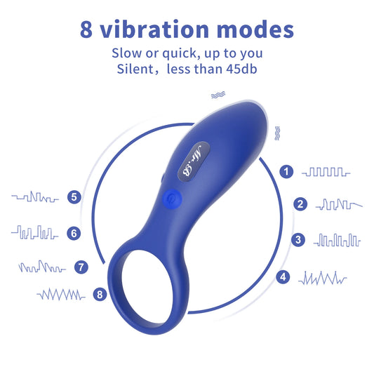 Wowyes B9 Klitoris Penetrasyon Usb Şarjlı Penis Halkası