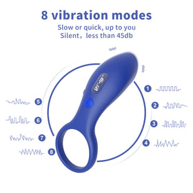 Wowyes B9 Klitoris Penetrasyon Usb Şarjlı Penis Halkası