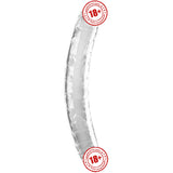 Doc Johnson Cyrstal Jellies 30 Cm Çift Taraflı Realistik Jel Penis-Şeffaf