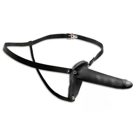 Fetish Fantasy Serisi Beginners Penetrix Strap-On Black 15 Cm Kemerli Penis