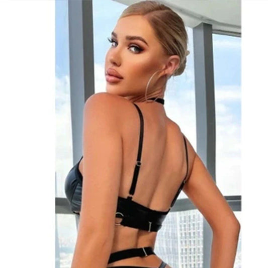 Erox Fantasy Wear Lingerie Dreams Zincirli Jartiyer Takım