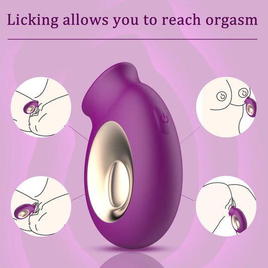 Cash Sucking Emiş Güçlü ve Dil Hareket Özellikli Vibratör