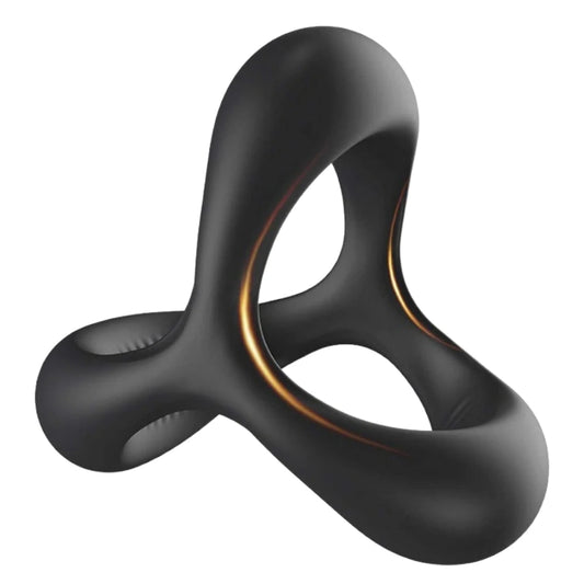 Erox Black Rider Çok Esnek Silikon Yumuşak Penis Halkası