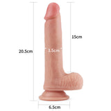 Lovetoy Dual Layered Silicone Cock 20 cm Realistik Penis LV4005