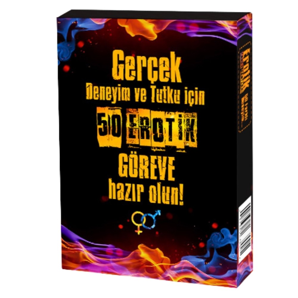 Erox Erotica Game 50 Erotik Görev Oyun Kartları