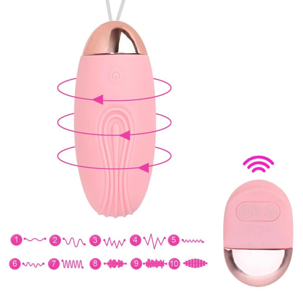 Erox Mini Fantasy Wereable Vibe 10 Mod Giyilebilir Vibratör-Pink