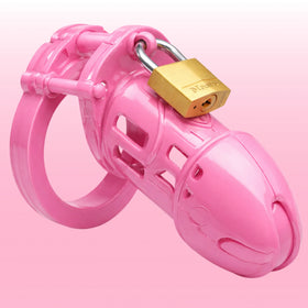 Erox The Penis Cage Silikon Penis Kafesi ve Penis Kilidi-Pink