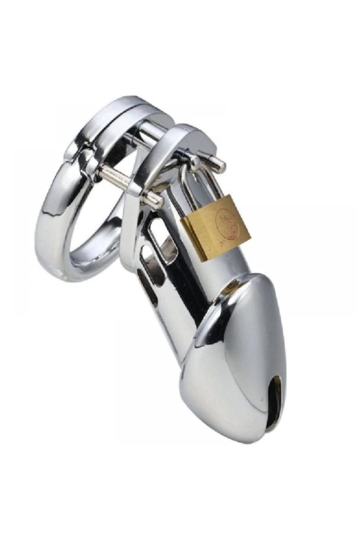 Lüks Kaliteli Male Chastity Cage Belt Lüks Metal Penis Kafesi Penis Kilidi 45 Mm