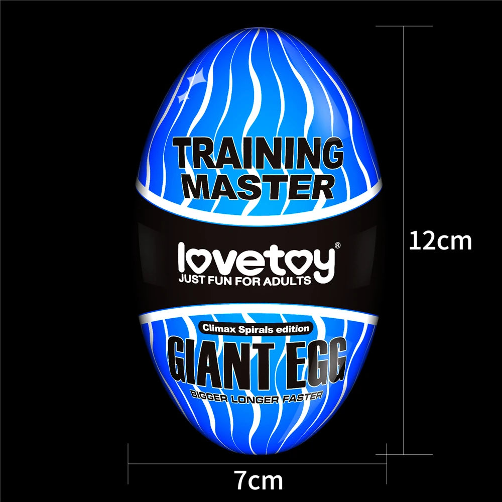 Lovetoy Giant Egg Climax Spirals Edition Masturbator