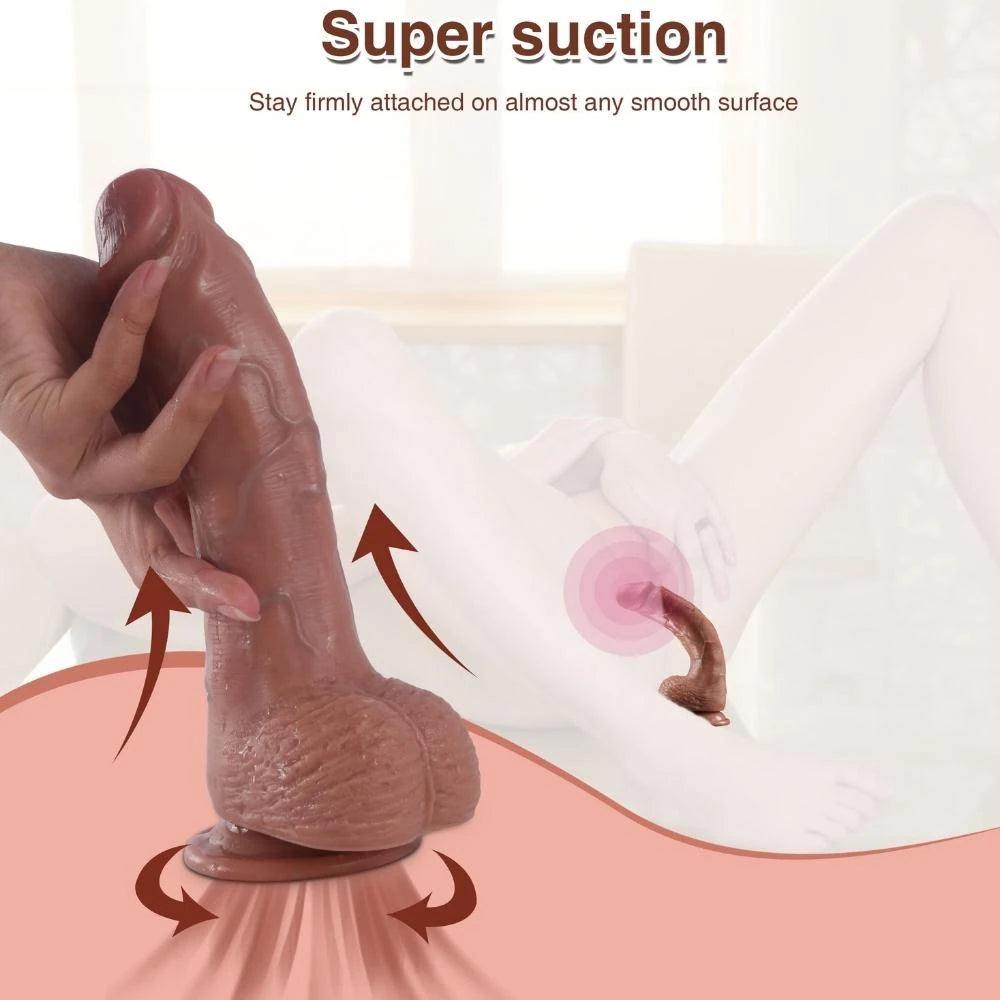 Shequ Dildo Series Yedda Natural Doku 24 Cm Realistik Penis