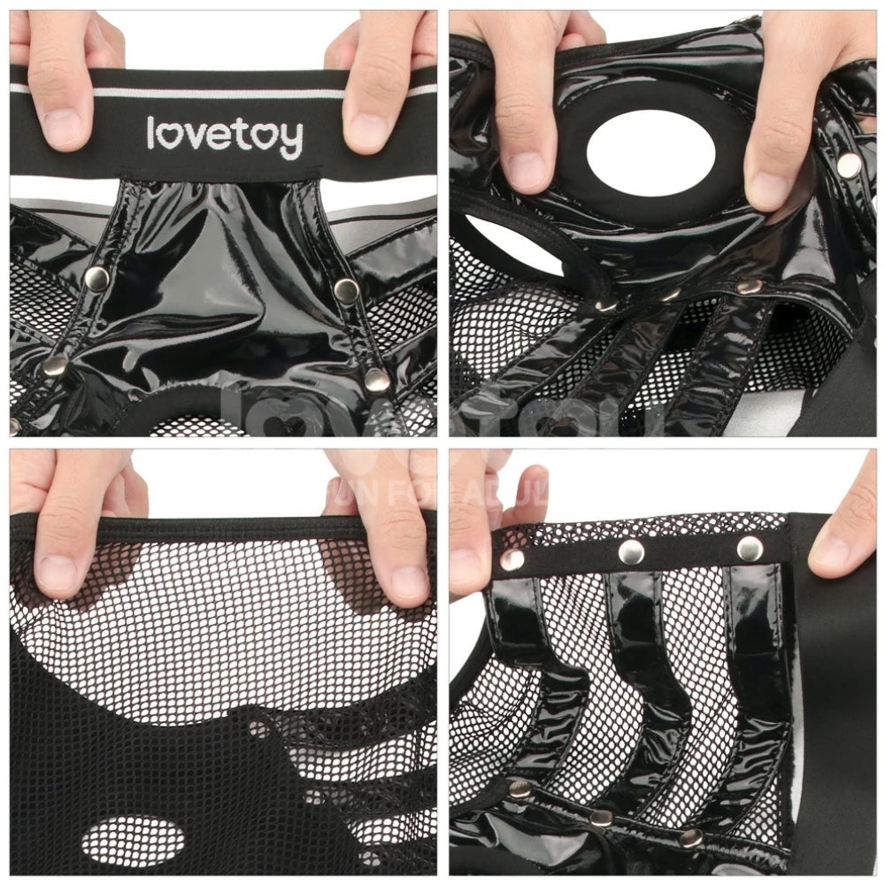 Lovetoy Rebellion Reign Iconic Harness Strap on Set LV781001A XS/S