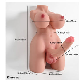 Erox Masturbation Flesh Transeksüel Vajina Mastürbatör 5.5 Kg.