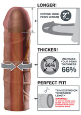 Pipedream Fantasy X-Tensions Mega 2'' Amerikan Melez Penis Kılıfı