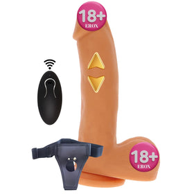 ToyJoy Naked Thrusting Dildo Silicone Belden Bağlamalı Hareketli Realistik Penis 19.5 Cm.