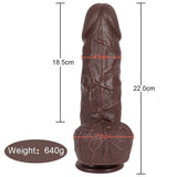 Xise Dildo Series X-Men Flexible Kalın Realistik Penis XS-WBC10011-Brown