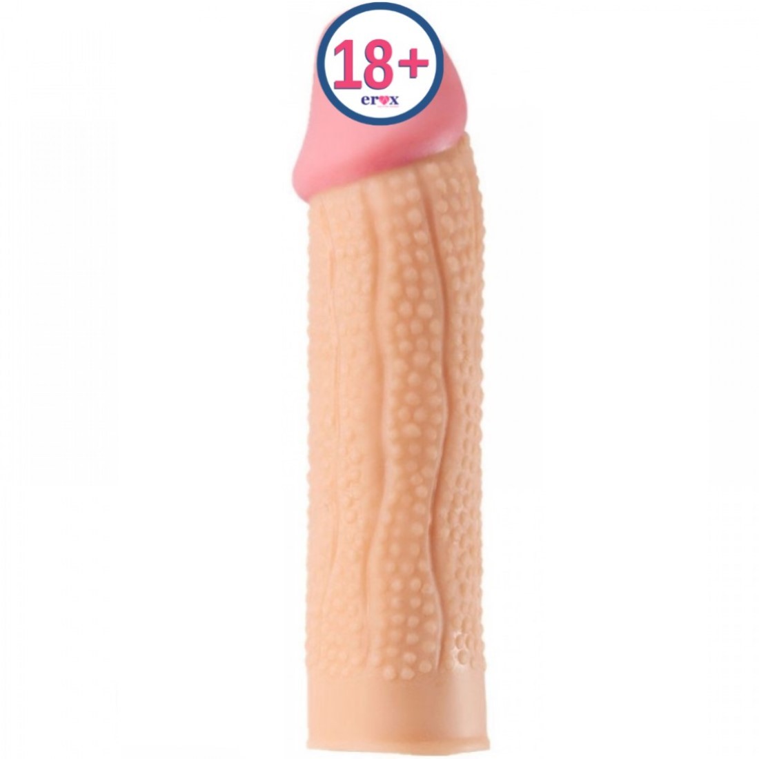 Yeain Max Man 3 cm Uzatmalı Tırtıklı Penis Kılıfı