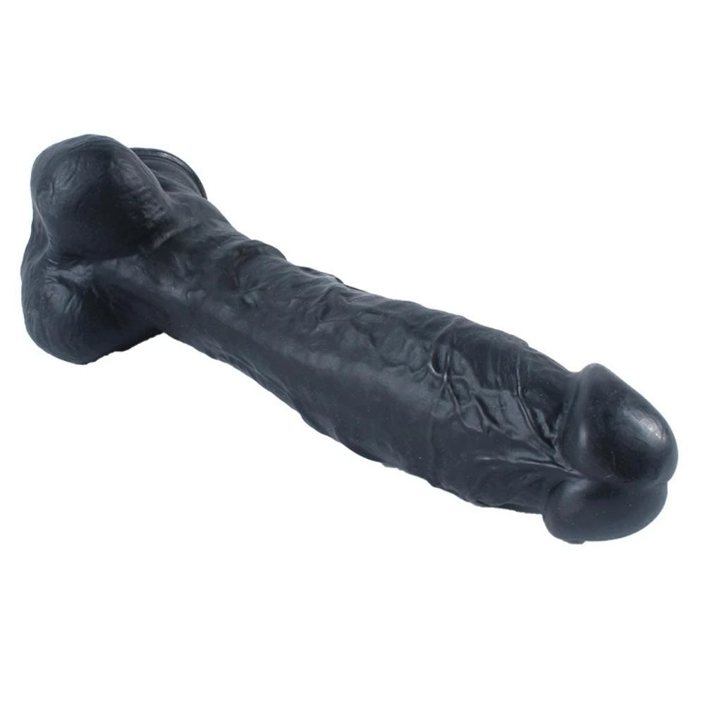 Xise Dildo Series Adonis 18 cm Realistik Zenci Penis XS-WBC10018-Black