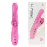Dibe Haloy Vella Thrusting İleri Geri Hareketli Oral Seks Rabbit Vibratör