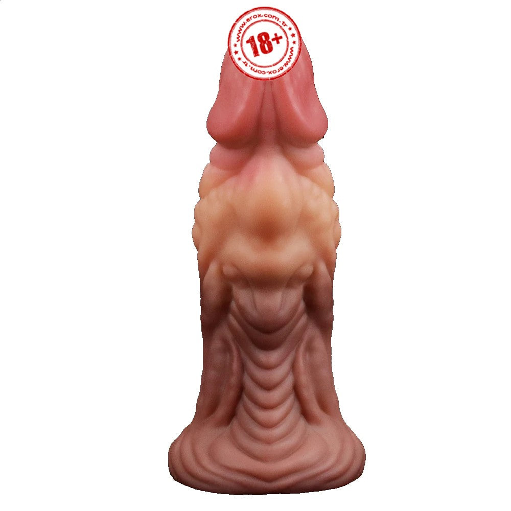 Lovetoy Dual Layered Platinum Silicone 18 Cm Monster Realistik Dildo