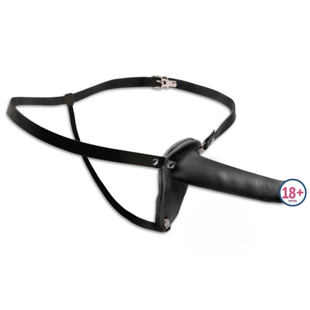 Fetish Fantasy Serisi Beginners Penetrix Strap-On Black 15 Cm Kemerli Penis