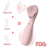 KissToy Polly Air Pulse Warming Vibe Pink Püskürtmeli Isıtmalı Vibratör