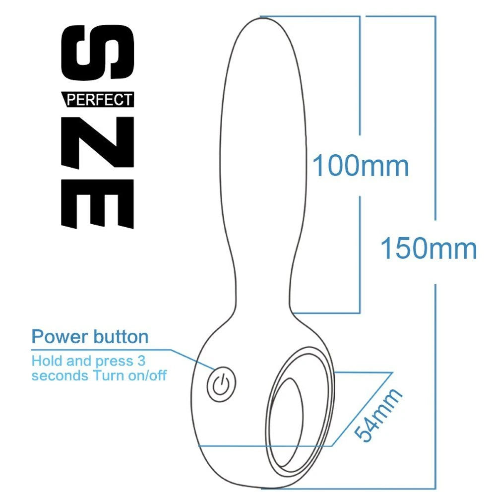 Private Body Safe Uzaktan Kumandalı Anal ve Vajinal Vibratör