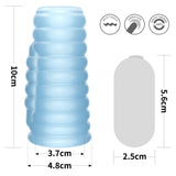 Lovetoy Wave Knights Ring Blue Titreşimli Yarım Penis Kılıfı