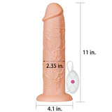 Lovetoy Realistic Dong Vibrating Dildo 28 Cm Büyük Realistik Titreşimli Penis LV111121