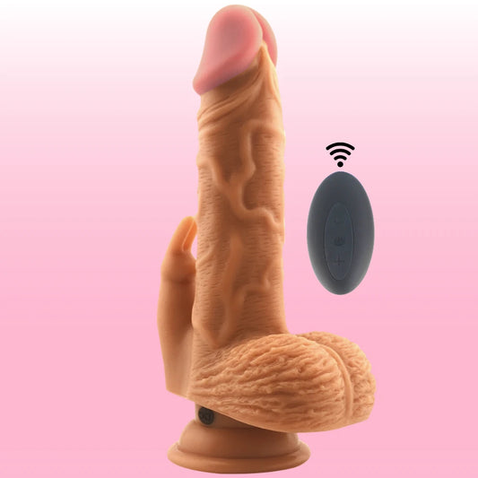 Erox Dildo Series Uzaktan Kumandalı İleri Geri Hareketli Realistik Vibratör