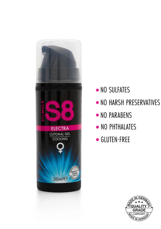 S8 Electra Clitoral Soğutma Etkili Klitoral Jel 30 Ml