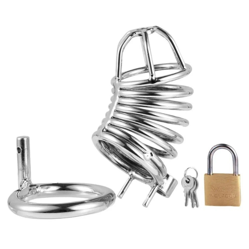 Erox Dreams Metal Halkalı Penis Kafesi ve Penis Kilidi 50 Mm